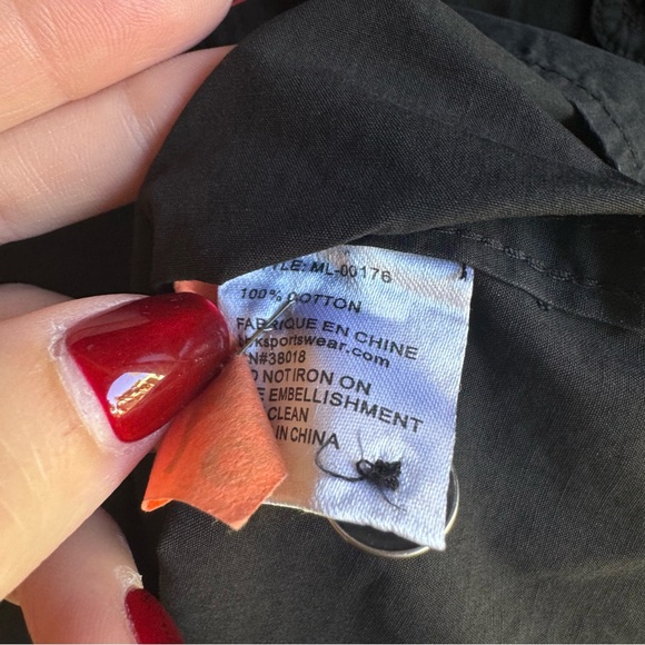 Toku men’s button up shirt with embellishment - Picture 7 of 8